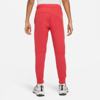 Nike Tech Fleece Sweatpants Kids Sportswear Red Black