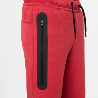 Nike Tech Fleece Trainingspak Sportswear Kids Rood Zwart