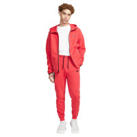 Nike Tech Fleece Tracksuit Red Black