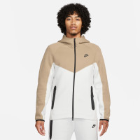 Nike Tech Fleece Trainingspak Sportswear Wit Beige Zwart