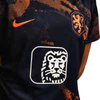 Nike Netherlands Pre-Match Training Shirt 2023-2025 Women's Dark Blue Orange