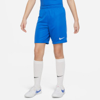 Nike League III Kids Royal Football Shorts Blue White