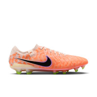 Nike Tiempo Legend 10 Elite Grass Football Shoes (FG) Orange Black