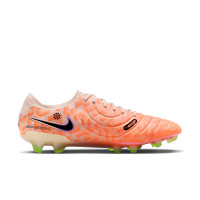 Nike Tiempo Legend 10 Elite Gras Voetbalschoenen (FG) Oranje Zwart