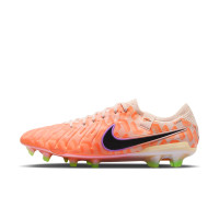 Nike Tiempo Legend 10 Elite Gras Voetbalschoenen (FG) Oranje Zwart