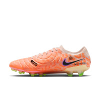 Nike Tiempo Legend 10 Elite Gras Voetbalschoenen (FG) Oranje Zwart