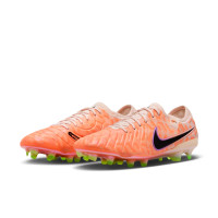 Nike Tiempo Legend 10 Elite Gras Voetbalschoenen (FG) Oranje Zwart