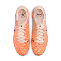 Nike Tiempo Legend 10 Elite Gras Voetbalschoenen (FG) Oranje Zwart