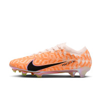 Nike Zoom Mercurial Vapor 15 Elite Gras Voetbalschoenen (FG) Oranje Zwart