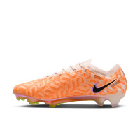 Nike Zoom Mercurial Vapor 15 Elite Gras Voetbalschoenen (FG) Oranje Zwart