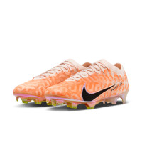 Nike Zoom Mercurial Vapor 15 Elite Gras Voetbalschoenen (FG) Oranje Zwart