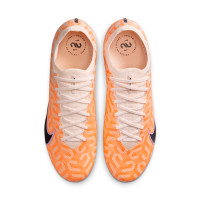 Nike Zoom Mercurial Vapor 15 Elite Gras Voetbalschoenen (FG) Oranje Zwart