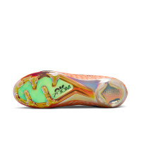 Nike Zoom Mercurial Vapor 15 Elite Gras Voetbalschoenen (FG) Oranje Zwart