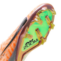 Nike Zoom Mercurial Vapor 15 Elite Gras Voetbalschoenen (FG) Oranje Zwart