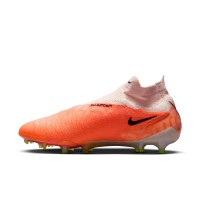 Nike Phantom GX Elite DF Gras Voetbalschoenen (FG) Oranje Zwart