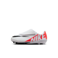 Nike Mercurial Vapor Club 15 Gras / Kunstgras Voetbalschoenen (MG) Kleuters Wit Felrood Zwart