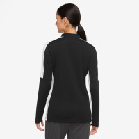 Nike Dri-FIT Academy 23 1/4-Zip Women's Training Sweater Black White Bright Red