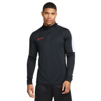 Nike Academy 23 1/4-Zip Trainingstrui Zwart Wit Felrood
