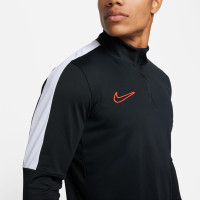 Nike Academy 23 1/4-Zip Trainingstrui Zwart Wit Felrood