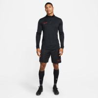 Nike Academy 23 1/4-Zip Trainingstrui Zwart Wit Felrood