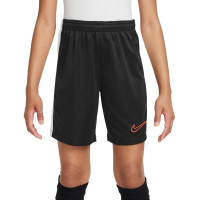 Nike Academy 23 Kids Training Shorts Black White Bright Red