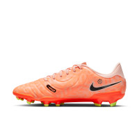 Nike Tiempo Legend 10 Academy Gras / Kunstgras Voetbalschoenen (MG) Oranje Zwart