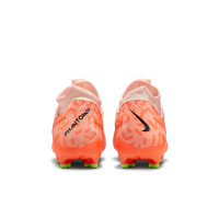 Nike Phantom GX Academy DF Gras / Kunstgras Voetbalschoenen (MG) Oranje Zwart