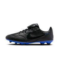 Nike Premier III Gras Voetbalschoenen (FG) Zwart Blauw