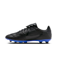 Nike Premier III Gras Voetbalschoenen (FG) Zwart Blauw