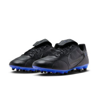 Nike Premier III Gras Voetbalschoenen (FG) Zwart Blauw