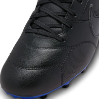 Nike Premier III Gras Voetbalschoenen (FG) Zwart Blauw