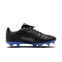 Nike Premier III Iron-Nop Football Shoes (SG) Anti-Clog Black Blue