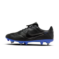 Nike Premier III Iron-Nop Football Shoes (SG) Anti-Clog Black Blue