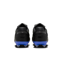 Nike Premier III Iron-Nop Football Shoes (SG) Anti-Clog Black Blue