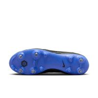 Nike Premier III Iron-Nop Football Shoes (SG) Anti-Clog Black Blue