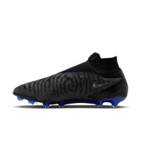 Nike Phantom GX Elite DF Gras Voetbalschoenen (FG) Zwart Blauw