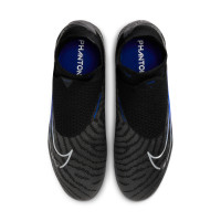 Nike Phantom GX Elite DF Gras Voetbalschoenen (FG) Zwart Blauw