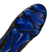 Nike Phantom GX Elite DF Gras Voetbalschoenen (FG) Zwart Blauw
