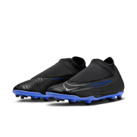 Nike Phantom GX Club Dynamic Fit Gras / Kunstgras Voetbalschoenen (MG) Zwart Blauw