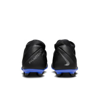 Nike Phantom GX Club DF Gras / Kunstgras Voetbalschoenen (MG) Zwart Blauw