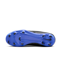 Nike Phantom GX Club DF Gras / Kunstgras Voetbalschoenen (MG) Zwart Blauw