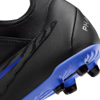 Nike Phantom GX Club DF Gras / Kunstgras Voetbalschoenen (MG) Zwart Blauw