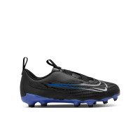 Nike Phantom GX Academy Grass/Artificial Grass Football Shoes (MG) Kids Black Blue