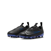 Nike Phantom GX Academy Grass/Artificial Grass Football Shoes (MG) Kids Black Blue