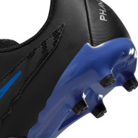 Nike Phantom GX Academy Grass/Artificial Grass Football Shoes (MG) Kids Black Blue