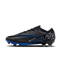 Nike Zoom Mercurial Vapor 15 Elite Gras Voetbalschoenen (FG) Zwart Blauw