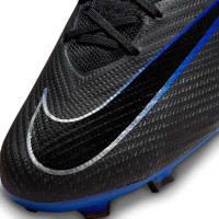 Nike Zoom Mercurial Vapor 15 Elite Gras Voetbalschoenen (FG) Zwart Blauw