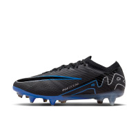 Nike Zoom Mercurial Vapor 15 Elite Iron-Nop Football Shoes (SG) Anti-Clog Black Blue