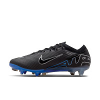 Nike Zoom Mercurial Vapor 15 Elite IJzeren-Nop Voetbalschoenen (SG) Anti-Clog Zwart Blauw