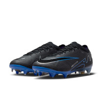 Nike Zoom Mercurial Vapor 15 Elite Iron-Nop Football Shoes (SG) Anti-Clog Black Blue